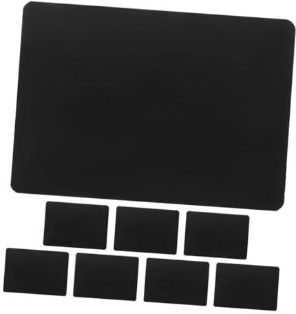 WRITWAA 8 piezas Etiquetas de Pizarra Mini para Exhibición de Alimentos Reutilizables y Borrables Etiquetas de Precio para Buffet y Tienda Señalización Elegante para Pastelería y