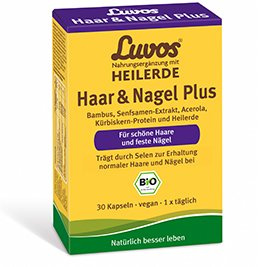 Luvos Heilerde Haar & Nagel Plus Kapseln Spar-Set 2x60St. Für schöne Haare, feste Nägel