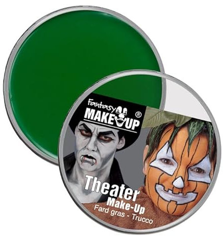 NEU Halloween-Effektprodukt Theater-Make-Up / Creme-Schminke auf Fettbasis, 25g, Halloween-Grün