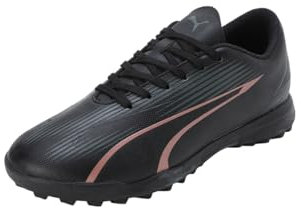 PUMA Jungen Unisex Kinder Ultra Play TT Jr Soccer Shoe, Black-Copper Rose, 28 EU