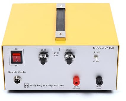 HOARLICN 80 A puls radiopunkt svetsare, 400 W smycken punktsvetsmaskin med fotpedal 220 V gör-det-själv smycken guld silver punktsvetsmaskin för platina, guld, silver och stål