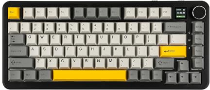 MechLands AJAZZ AK820 MAX HE Rapid Trigger-tangentbord, trådbundet halleffekt magnetiskt speltangentbord, justerbar aktivering, packningsstruktur, RGB-bakgrundsbelysning, NKRO för Win/Mac (svart
