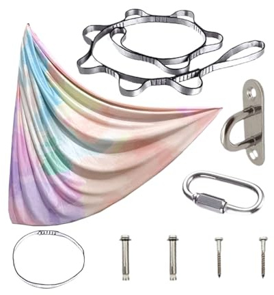 Chaise Balançoire pour Enfant – Siège Hamac Suspendu Respirant, Module De Yoga Confortable, Design, Nid en Tissu Doux, Chaise Longue Portable Relaxante | Hamac Suspendu pour Garçons Et F