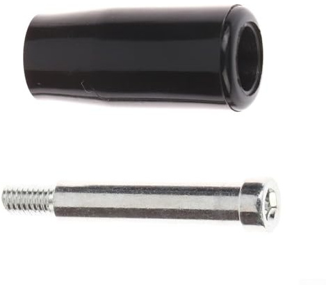 Jonikuper Poignée de volant tournante avec tige filetée mâle pour fraiseuse, tour, meuleuse – Outil de manivelle à bouton industriel M6/M8/M10 (M6 x 33)