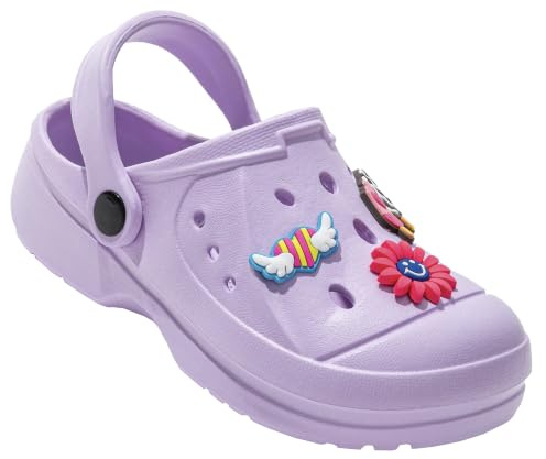 Girls Clogs Kids Sandals Slippers Slip On Mules Garden Pool Beach Leisure Children