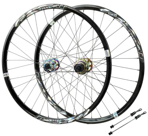 Mountainbike Hjulset 26/27.5/29 Framhjul 9*100mm Bakhjul 10*135mm 32H | Snabbkoppling, Skivbroms, 120 Klick, MTB-hjul, Aluminiumlegering, For 7/8/9/10/11/12s Kassett