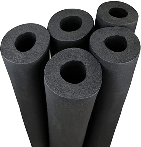 Water Pipe Insulation Tubing 3/4 1 1-1/4 1-1/2 2 2-1/2 3 3-1/2 4 Inner Diameter Foam Tube Insulation for 0.79/1.18 Thick Wall Insulation Lagging Wrap (0.79, ID 4)