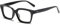 Hubeye Anti-Blaulicht Brillen für Damen Herren Modisch Schwarz Quadratische Rahmen Brille mit Brillenholster