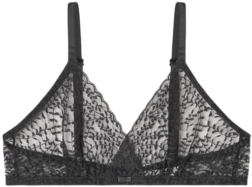 Women'secret Sujetador Triangular, Carbón, 90B