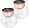 MOMAINI Wearable Breast Pump, Hands-Free Ultra Quiet Electric Breast Pump with 3 Modes & 9 Suction Levels, Leak-Proof Design, 19/21/24MM Flanges, Portable for Nursing Moms (2 Sets)