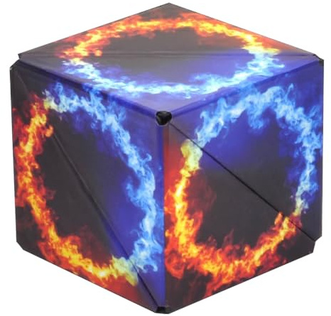 WEGLOK Lot de Cubes Magiques en Forme d'étoile pour Enfants, Infini Cube Transformant Jouet Anti-Stress - Cadeaux Créatifs pour Enfants Adultes pour 6-11 Ans, Cadeaux pour garçons et Filles