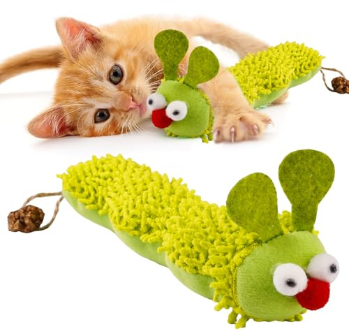 Vylro Jouet Chat avec Herbe à Chat, Jouets en Peluche pour Chats Interieur