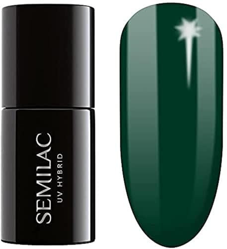 Semilac UV Nagellack Hybrid 309 Pine Green 7ml Kollektion Festive Wonder Colors