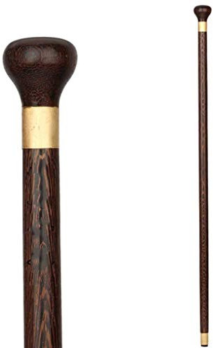 GGZONE Séquoias Personnes âgées bâtons de Marche Personnes âgées bâton de Marche en Bois léger antidérapant Femme Canne en Bois véritable Beautiful Scenery