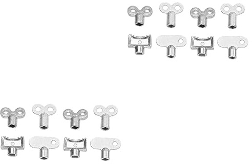 HOMSFOU 16pcs Radiator Bleed for Efficient Air Heating Valve Tool for Home Plumbing Compatible Radiator Exhaust Valves and Bleeding