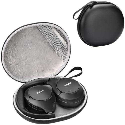 TOZO Funda protectora portátil compatible con auriculares plegables sobre la oreja, color negro