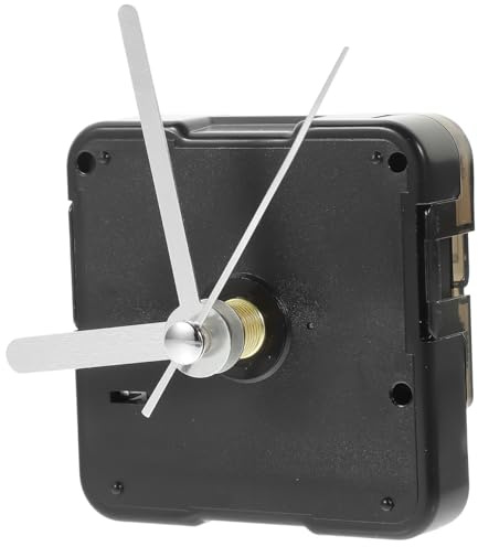Operitacx Mecanismo Reloj Pared Reemplazo del Mecanismo De Reloj para De Bricolaje Kit De Movimiento para Reparación De Relojes Plástico 2.16 * 2.16 * 0.59In