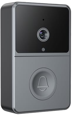 BINGNU Timbre con Video, Timbre de Puerta con videoportero inalámbrico 2,4 G, Pantalla IPS,3 Pulgadas, intercomunicación bidireccional cámara y Monitor