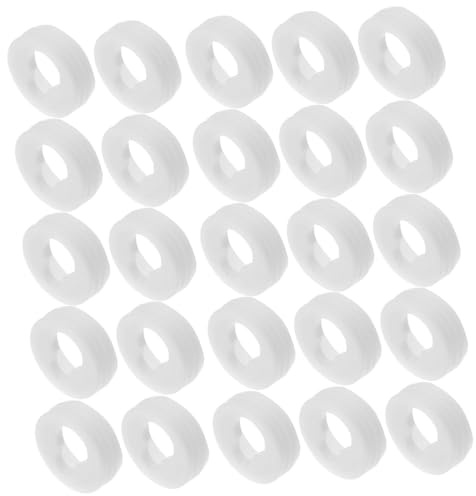 jojofuny 60 Supports de Fixation pour Cadres Photo en Plastique Antirouille, Crochets Ronds à Trou de Serrure, Kit Suspendre 60 Pièces pour Salle de Bain, Salon et Chambre