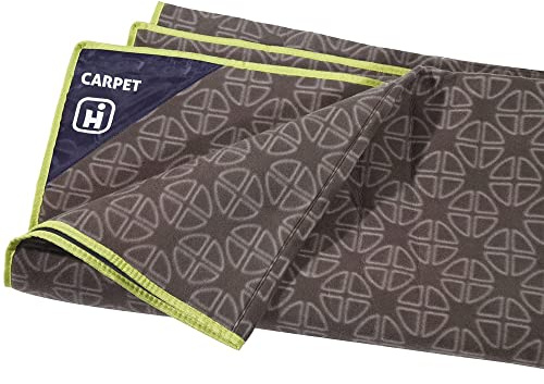 Hi-Gear Zenobia 8 Tent Carpet with Waterproof Backing, Outdoor Rug, Picnic Rug, Picnic Blanket, Festival Essentials, Camping Equipment, Camping Accessories, Grey, Grey, One Size