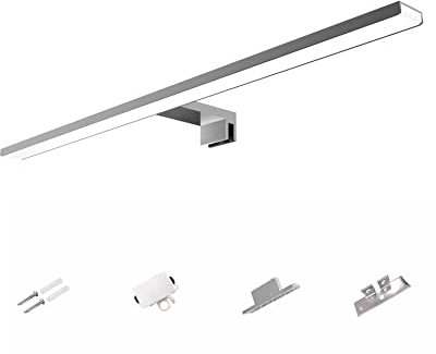 YIQAN Lampada da specchio da bagnoa LED da 80 cm in alluminio completo 3in1,15W 1100lm 4000K IP44 impermeabile 230V