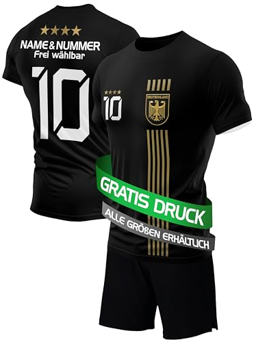 IIIII20Fo7IIIII Fussball Deutschland Trikot Em 2024 Kinder mit eigenem Namen personalisiert - Jungen National Fußball Kind Trikots - Jungs Fanartikel deutsche Nationalmannschaft YTH5BG