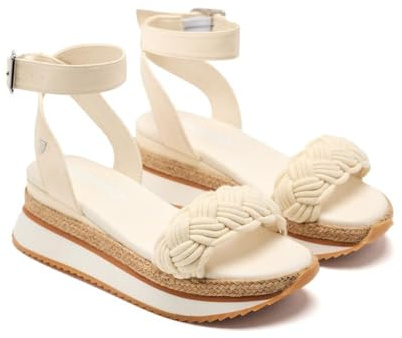 GIOSEPPO Sandalias Trenzado Plataforma Rafia Hampstead