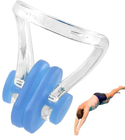 Ranley Clip de nez pour nager, bouchons de nez pour nager, clips pour le nez, serre-nez en silicone, bouchons pour la natation