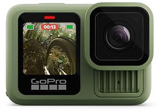 GoPro HERO13 Black in Forest Green (Limited Edition Color) - Waterproof Action Camera with 5.3K60 Video, 27MP Photo + Compatability with HB-Series Lenses
