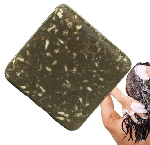 Seife Shampoo – Restrukturierende Seife für fettige Kopfhaut – natürliches festes Shampoo für Männer und Frauen, Reisen, Zuhause, täglich, fettiges Haar, gemischte Reinigungsmittel
