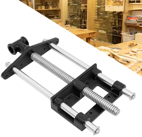 WFIETN - Vorderzange, Heavy Duty Holzschraubstock, 8.66zoll Manuell Spannzange für Hobelbank, Schraubstock Holzschraubstock-Set für Holzliebhaber