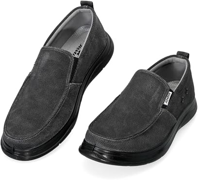 JOMIX Sneakers Scape da Uomo Senza Lacci Slip on Sportive Casual Running Corsa da Ginnastica Outdoor Jogging 40-45 MLO260013 (Nero,44)