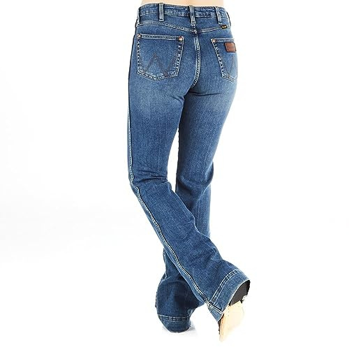 Wrangler Women's Retro High Rise Bailey Trouser Denim 26x34
