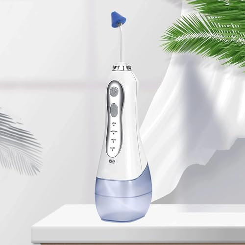 SPUZZO Neti Pot Elettrico, Sistema di irrigazione del Seno nasale Macchina elettrica for Il risciacquo nasale Pulsante con Due beccucci for alleviare i Seni e Le allergie, Adatto for Adulti e Bambini