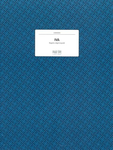 IVA Registro degli Acquisti F.to 24 x 31 cm Numero pg. 22