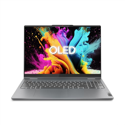 Lenovo IdeaPad 5i 2-in-1 Laptop | 16 2K OLED Touch Display | Intel Core 7 150U | 16GB RAM | 1TB SSD | Intel Grafik | Win11 | QWERTZ | Luna Grau | Beleuchtete Tastatur | 3 Monate Premium Care