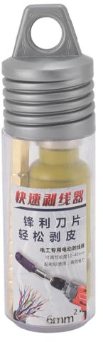 Kabelabisolierwerkzeug, Abisolierer und Schraubendreher. Elektrischer Abisolierer mit Doppeltem Verwendungszweck und 21 Bis 50 Mm Verstellbarer Steckerlänge. Hoher Abisolierer