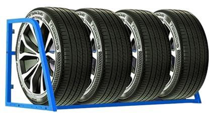 Reifenregal, An Der Wand Montierter Aufbewahrungsständer for Autoreifen, Stahlregal for Reifen, for Die Werkstatt In Der Garage Zu Hause