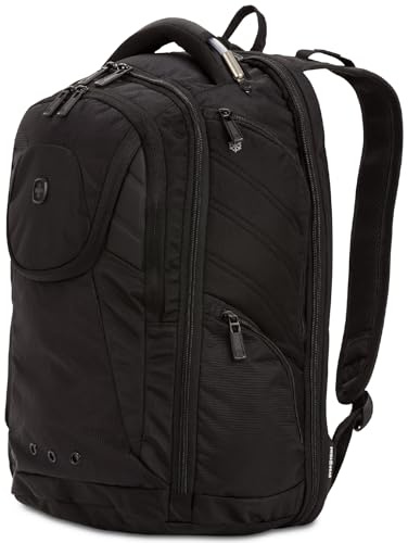 SwissGear Unisex's 2762 Scansmart Laptop Backpack, Black, 17-inch