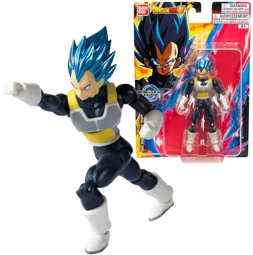 Dragon Ball Super Evolve SS God Blue Vegeta Figure | Dragon Ball Super SS God Blue Vegeta Toy Figure | Anime Gifts and Merch From Your Favourite Series | 12.5 cm