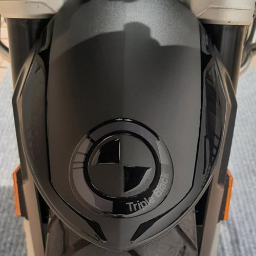 Resin Bike Adesivi Moto Compatibile con BMW R 1250 GS 2021-2024 Triple Black. Protezione Parafango e Parasteli Antigraffio e Antiurto. Adesivi Resinati 3D Made in Italy