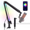 SUNMON Boom Arm with RGB Light - Height Adjustable Mic Arm Stand for HyperX QuadCast, Blue Yeti, Shure SM7B, Rode and Most USB Microphones