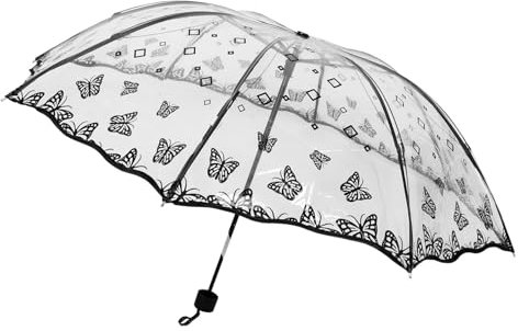 LIFKOME Parapluie De Pluie Robuste Pour Les Voyages Sous La Pluie Design Portable