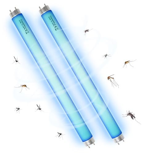 Defresit 2 Pack Fly Killer Replacement Bulbs BL10W,UV Light Bulb Tubes for 20W Electric Insect Killer/Fly Zapper/Bug Zapper/Mosquito Killer