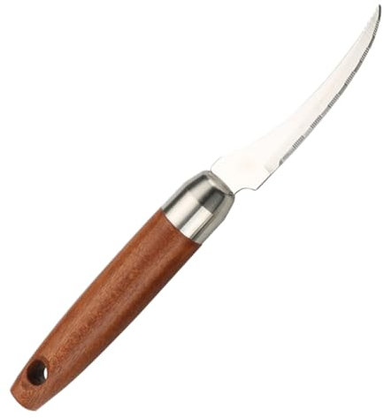 MUCKLILY Sbucciatore Portatile per Gamberetti Inossidabile Utensile Multifunzionale per Rimuovere Pellicola Dei Gamberi Facile da Usare Strumento per Cucina Professionale