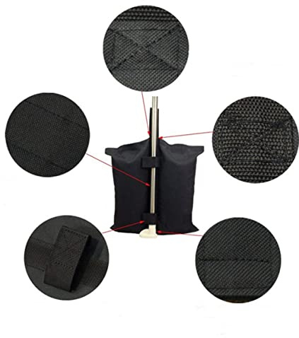 Hemobllo 4piezas Sacos De Arena para Carpas Tipo Pabellón Sacos Fijar Soportes para Camping Al Aire
