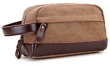 Young & Ming - Neceser de viaje Bolsas de aseo impermeable portátil Bolsa de mano compacta para hombre y mujer Organizador con asa