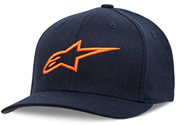 Alpinestars Ageless Curve Hat Cappellino da Baseball con Visiera Curva e Fascia Interna in Tessuto Flexfit Originale