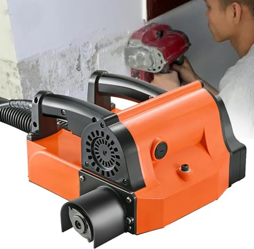 Piallatrice Elettrica Per Pareti, Pala Per Calcestruzzo Da 1680 W Con Soppressione Della Polvere Alimentata Ad Acqua Per Scanalature In Calcestruzzo Di Mattoni, Granito, Marmo