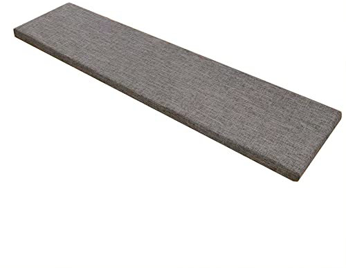 Möbelstolsunderlägg bänkunderlägg med avtagbara klädslar till matbord i kök,100 * 35 * 5cm, Grå